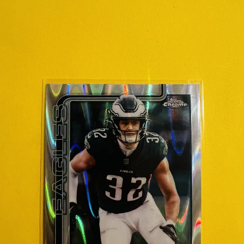 2025 Topps Chrome NFL Football Reed Blankenship Raywave‎ Refractor #251 Eagles